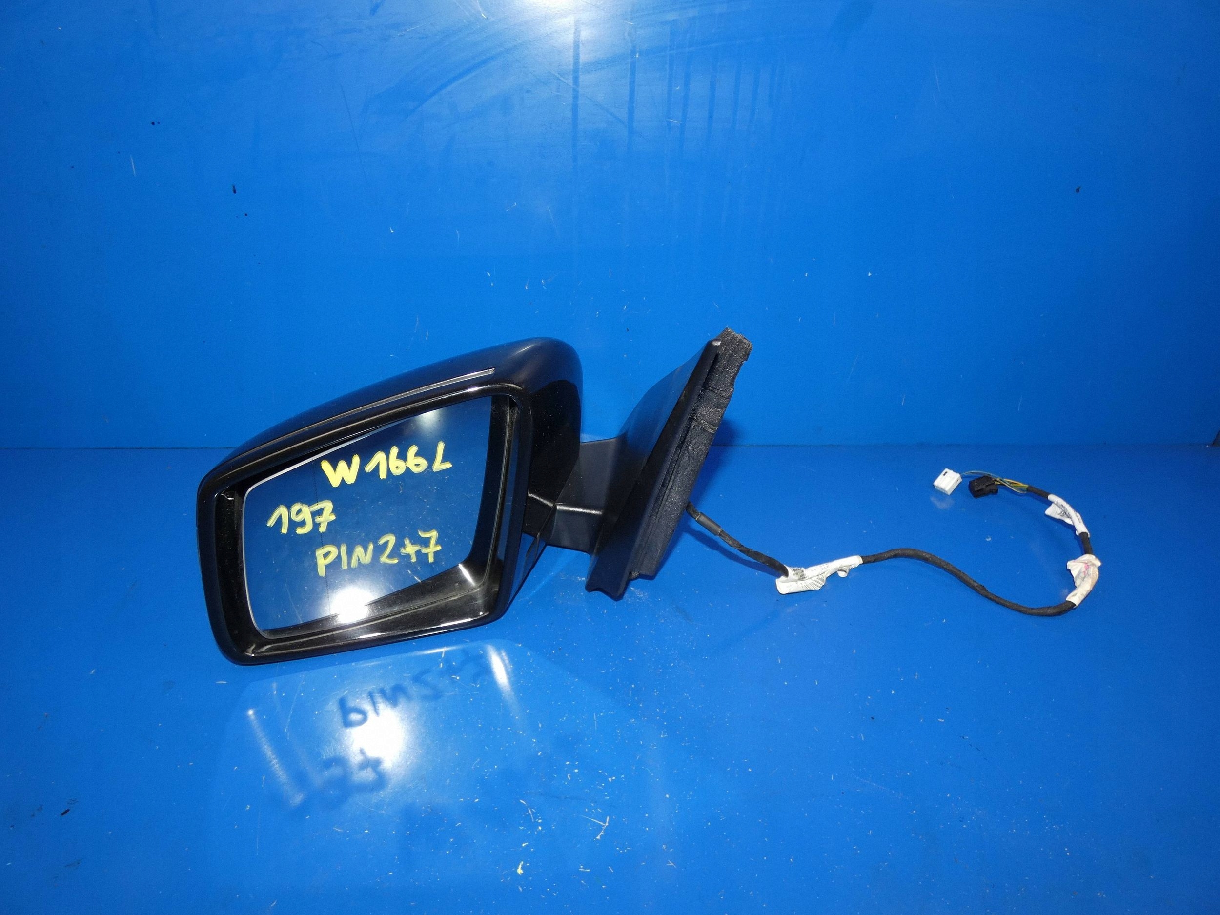 MERCEDES ML W166 mirror exterior left 2+7 PIN 197
