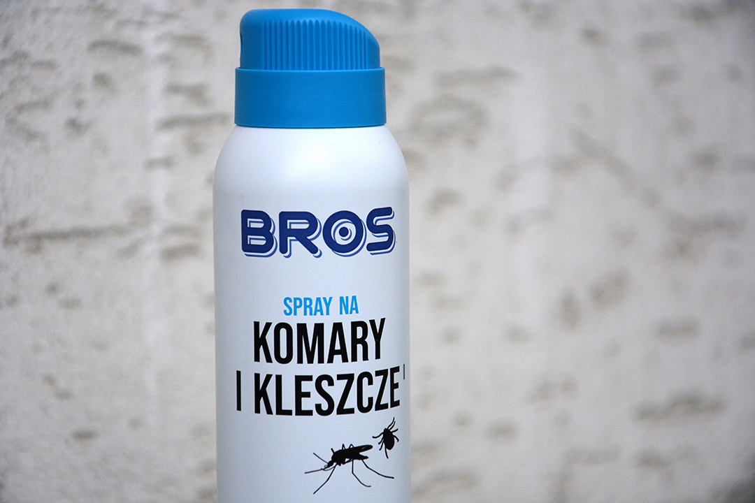BROS spray na KOMARY i kleszcze na odzież 90 ml 2x Marka Bros
