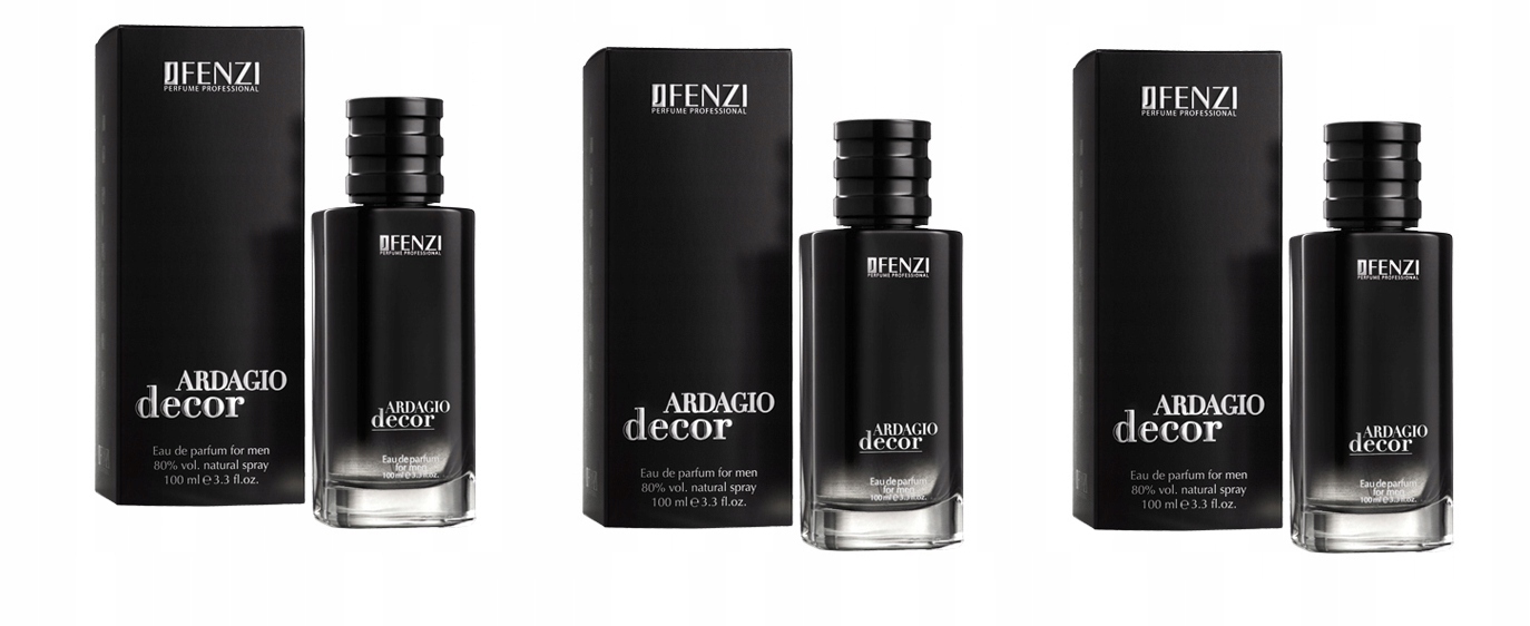 JFenzi Ardagio Decor Men 3x100ml parfémovaná voda pro muže