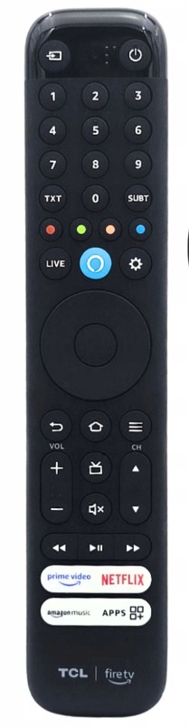 Dálkový Ovladač pro Tv Tcl fireTV RC833 CUB1 CRF24040702984 Originál