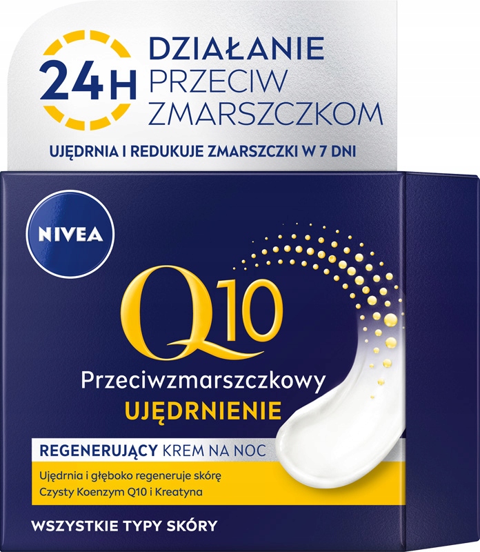 

Krem do twarzy Nivea Q10 Ujędrnienie na noc