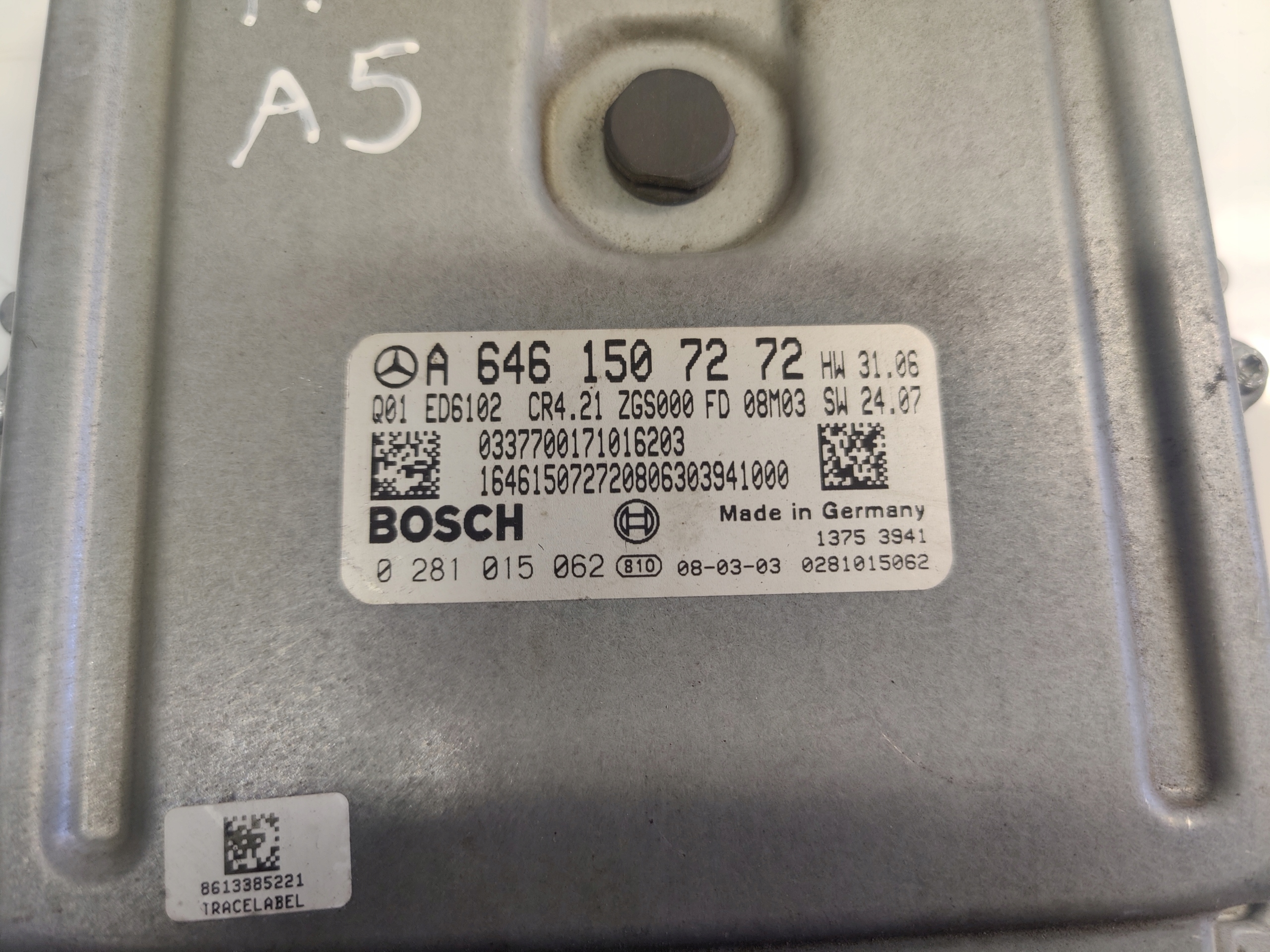 MERCEDES VITO W639 2.2CDI computer A6461507272 0281015062