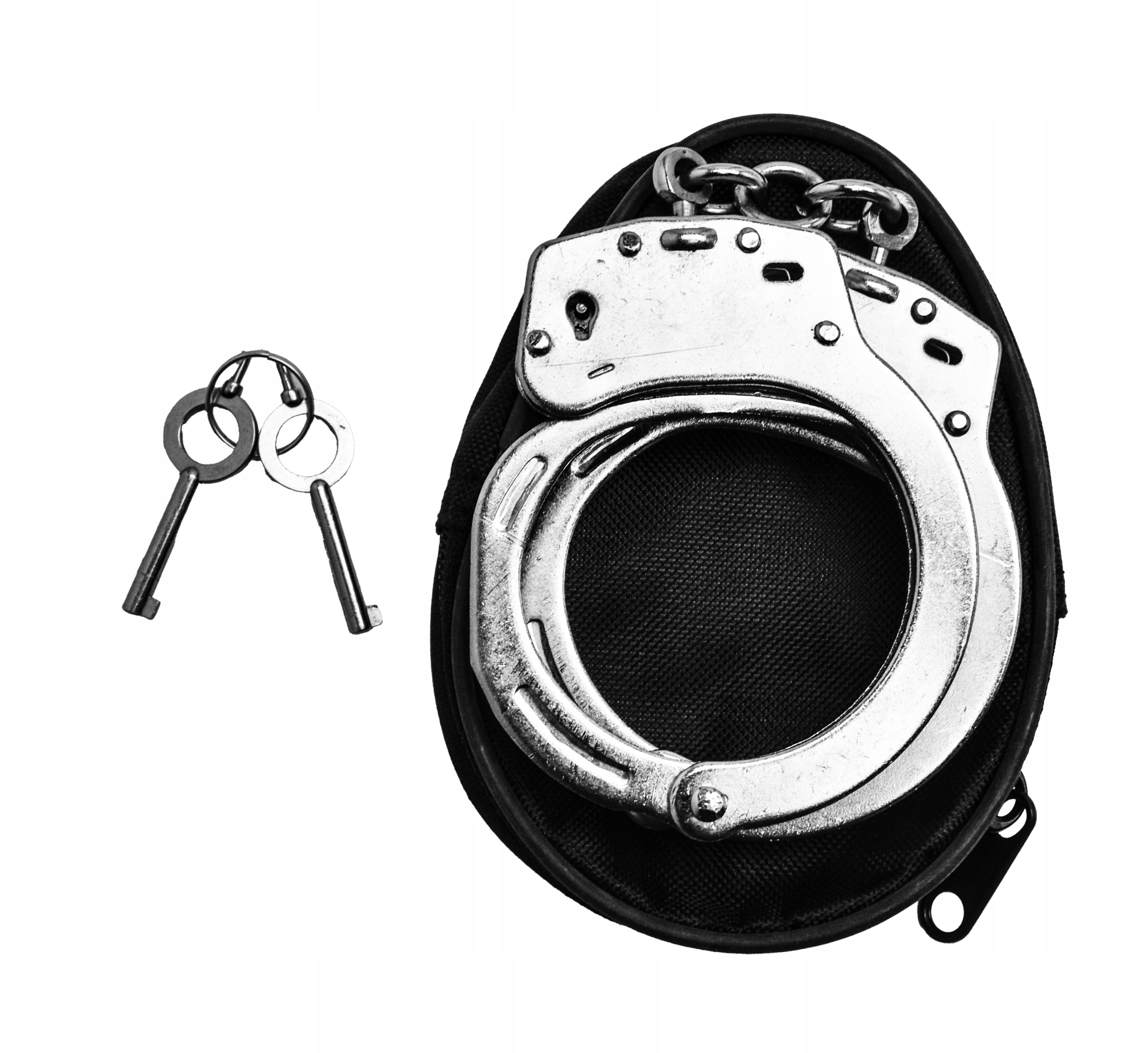 Tréninková Pouta Tvrzená Z Ocel Policejní Policie Silné Pouzdro