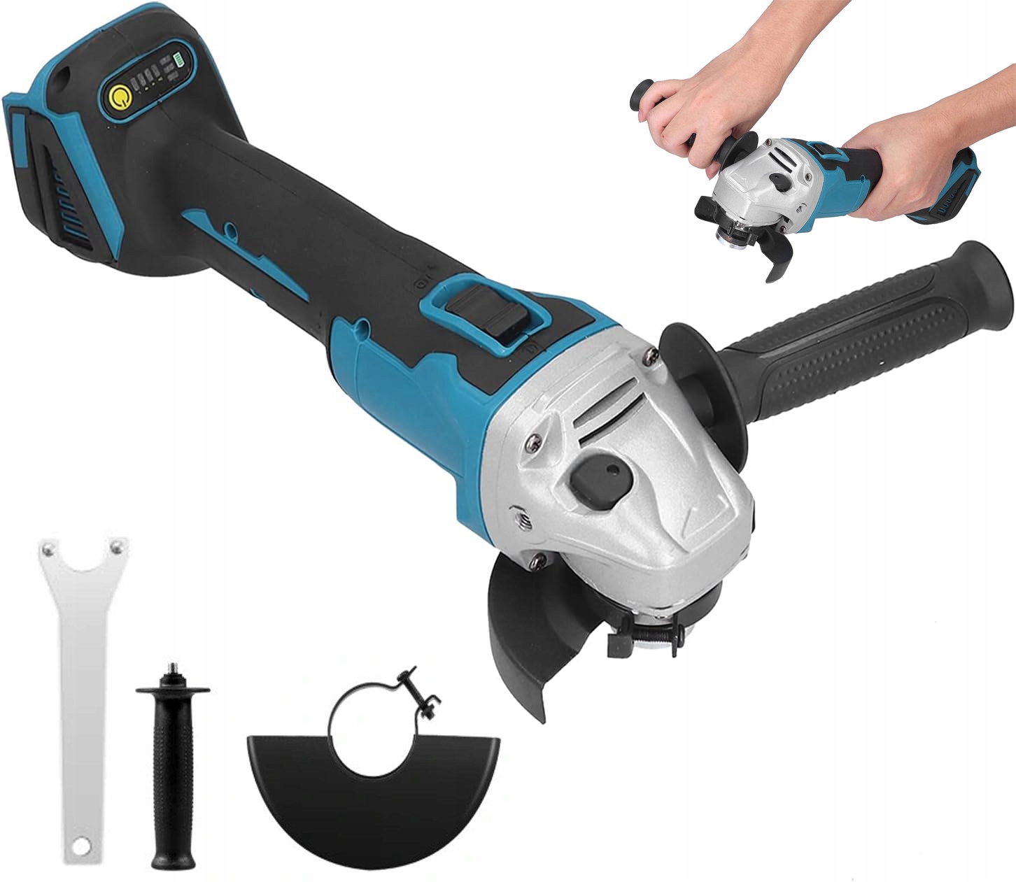 Bezdrátová Úhlová Bruska S Držákem 125 MM 18 V