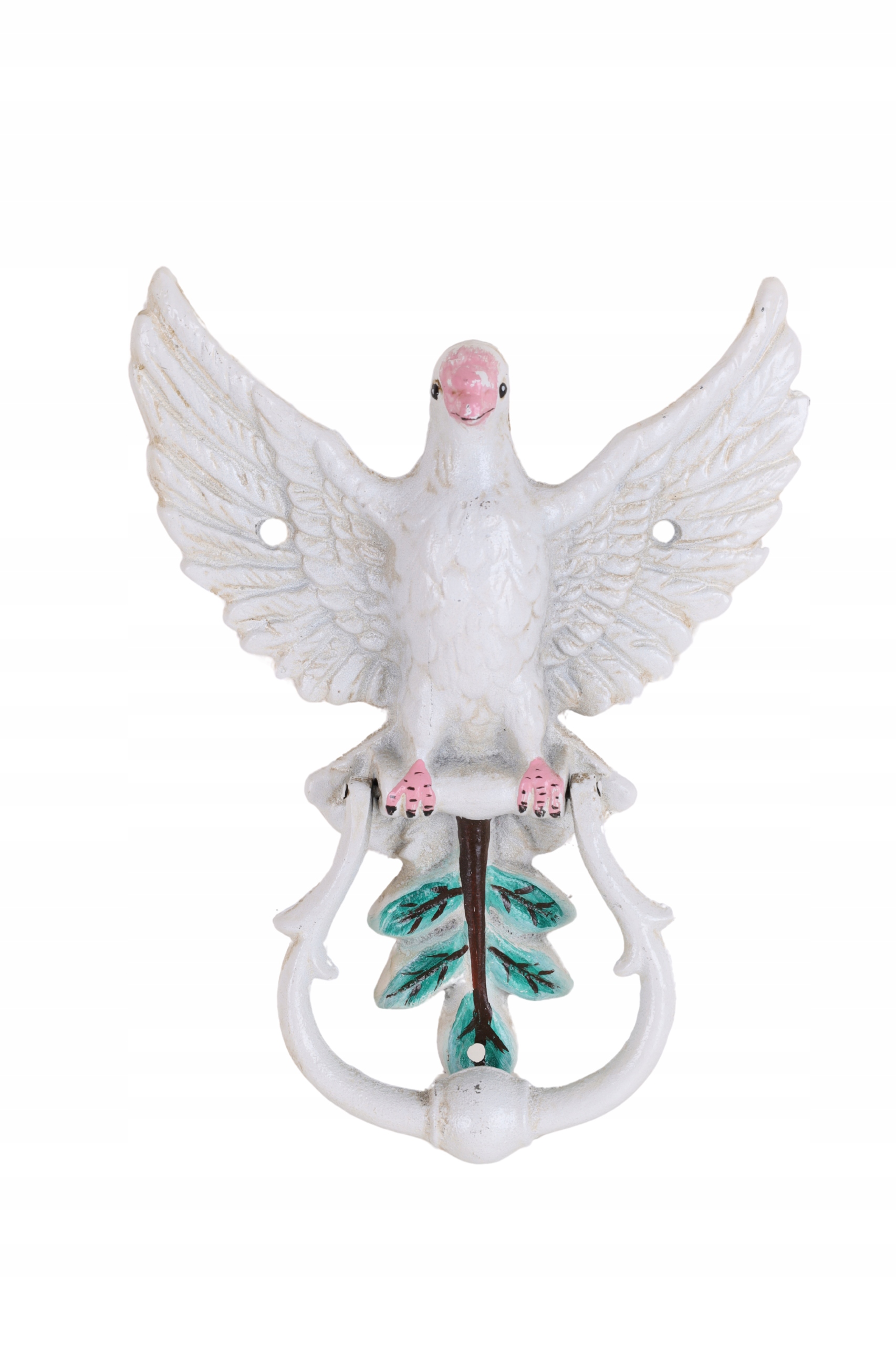 OZDOBNA KOŁATKA DO DRZWI BIAŁY ORZEŁ