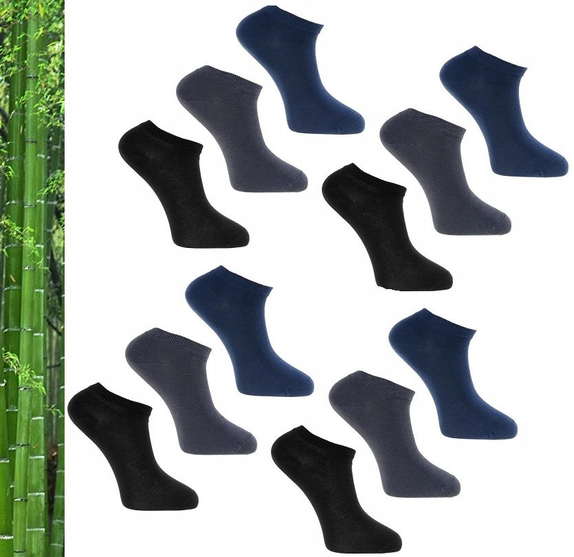 

12x Stopki Skarpety Bambusowe Pl Moraj MIX 43-45
