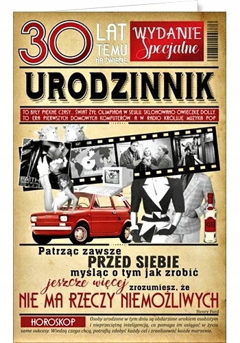 

Śmieszna Kartka na 30 Urodziny Kobiety Mężczyzny
