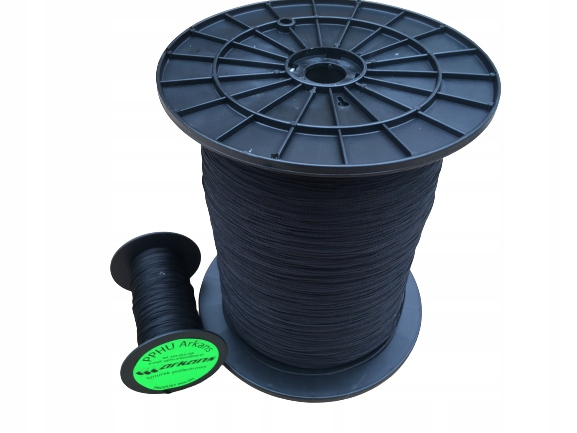 

Polski sznurek do plis, rolet 0,8mm 50 m czarny