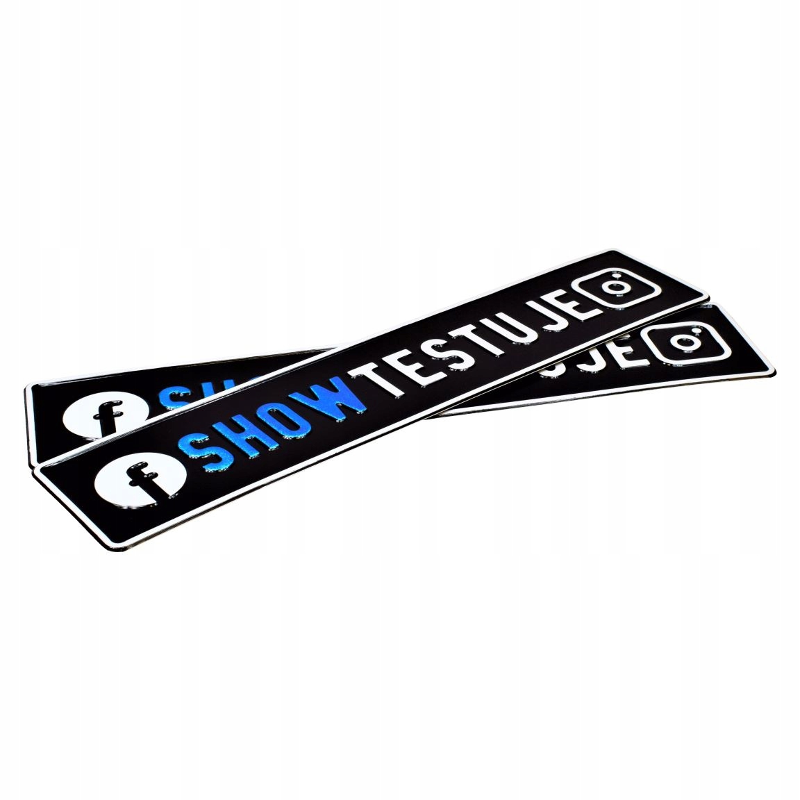 Tablice indywidualne kolorowe Instagram Facebook