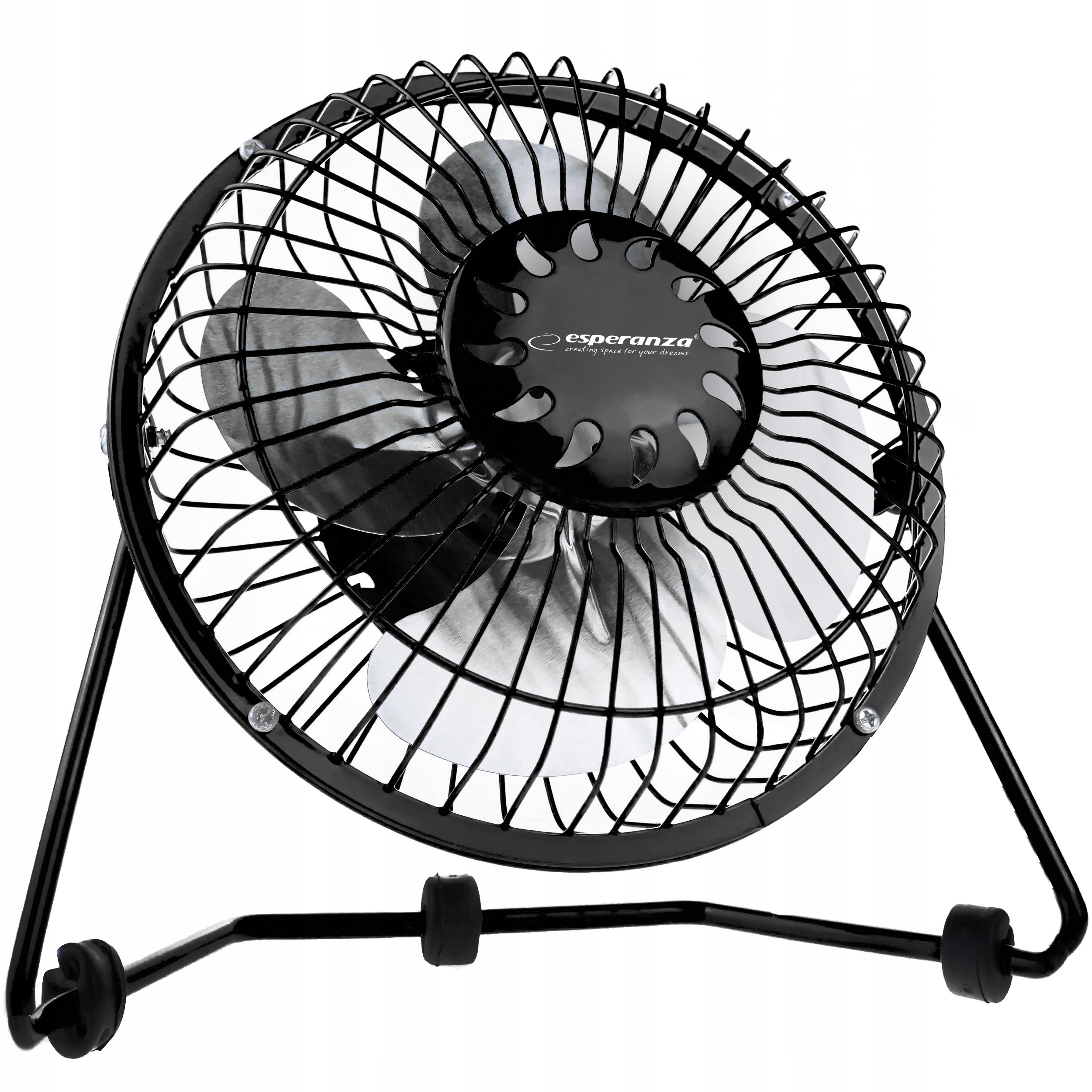WENTYLATOR WIATRAK NA BIURKO USB MINI PRZENOŚNY ESPERANZA YUGO 6'' Marka Esperanza