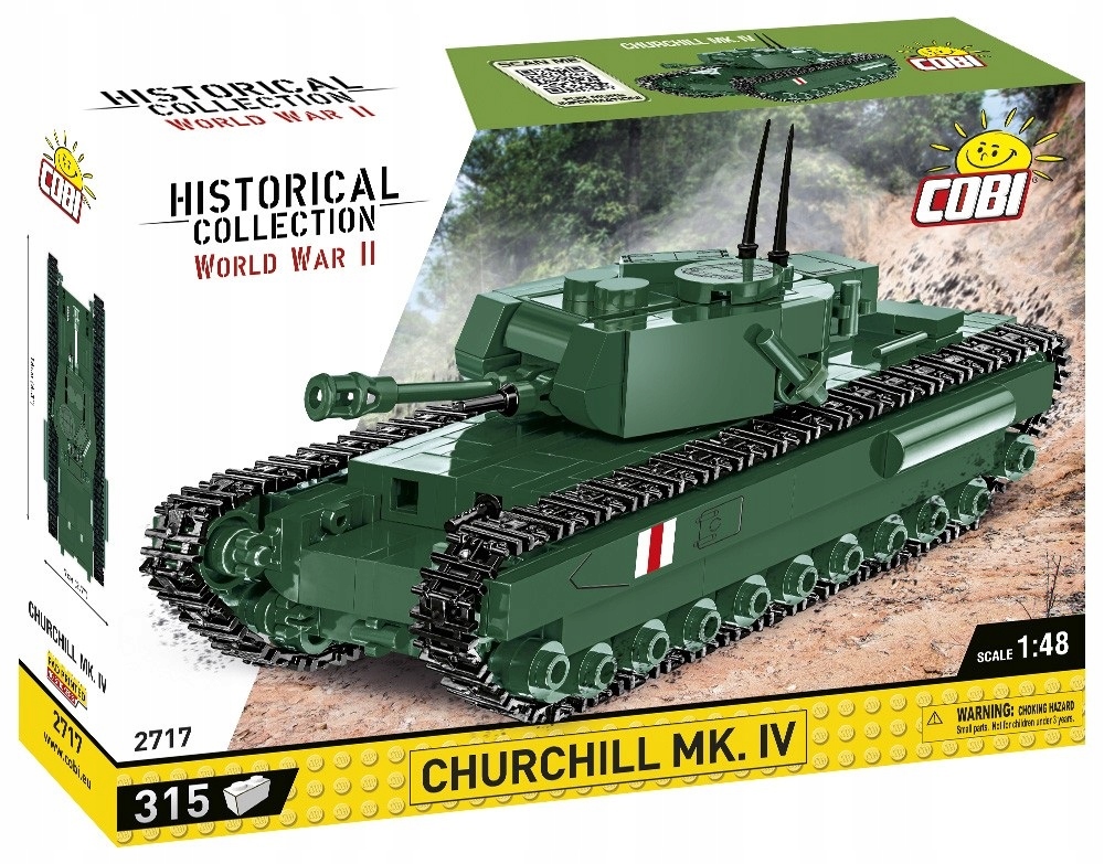 

Klocki Cobi 2717 Czołg Brytyjski Churchill Mk. IV