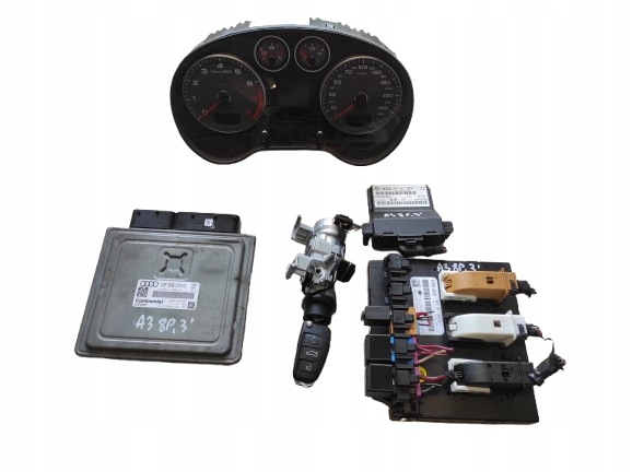 AUDI A3 8P LIFT 08- 1.2TFSI ZESTAW STARTOWY STEROWNIK 03F906070G