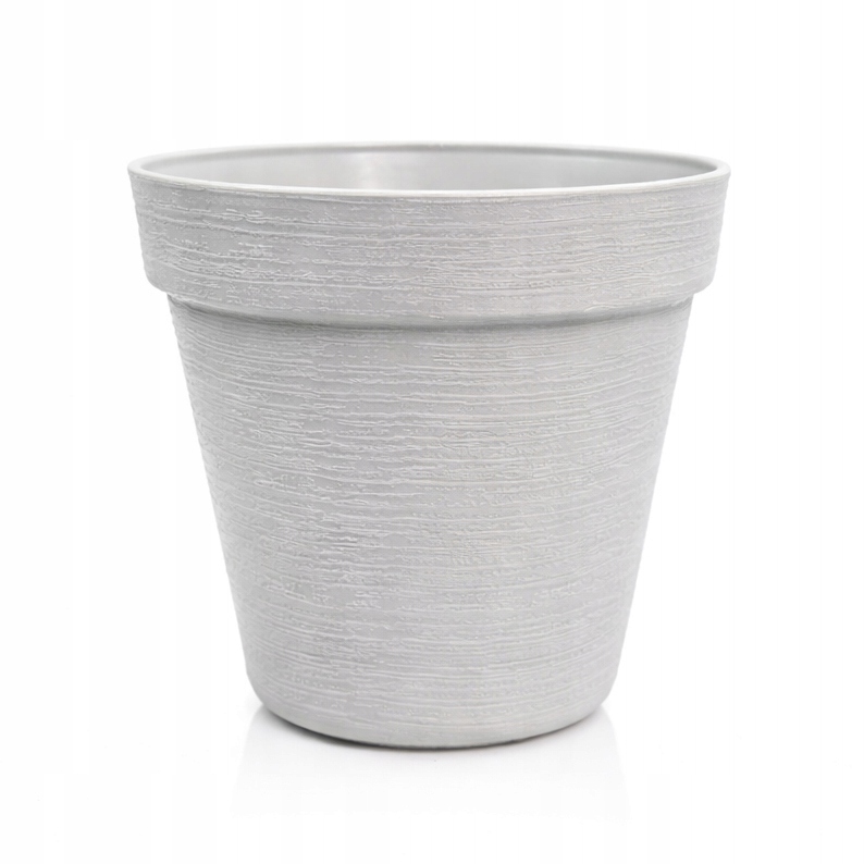 10 X Doniczka w Stylu LOFT 12 cm, 740ml, Eko, UV Odporna, Szary 2