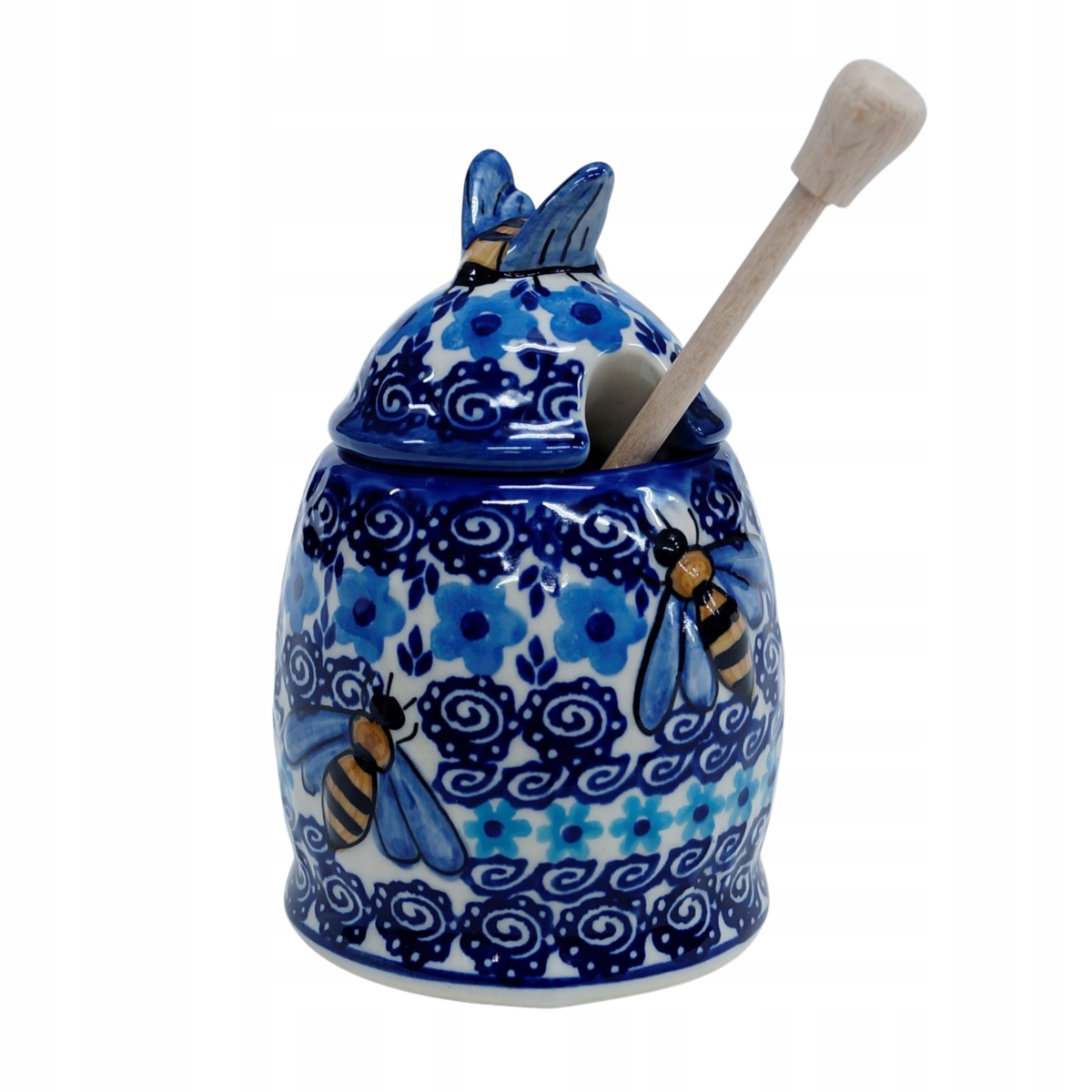 

Ceramiczny pojemnik na miód Bolesławiec