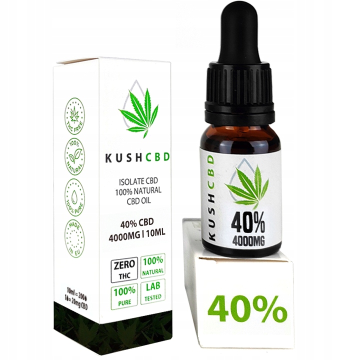 

Olejek Konopny Kush Cbd Pure 40% 4000 mg Premium