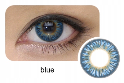 

Kolorowe soczewki Cool Look Blue 2szt
