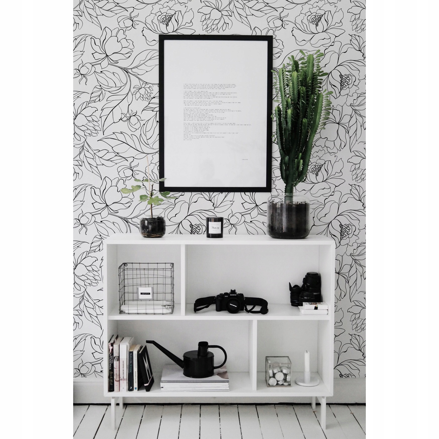 

Fototapeta Kontury kwiatów MagicStick 208x146 cm