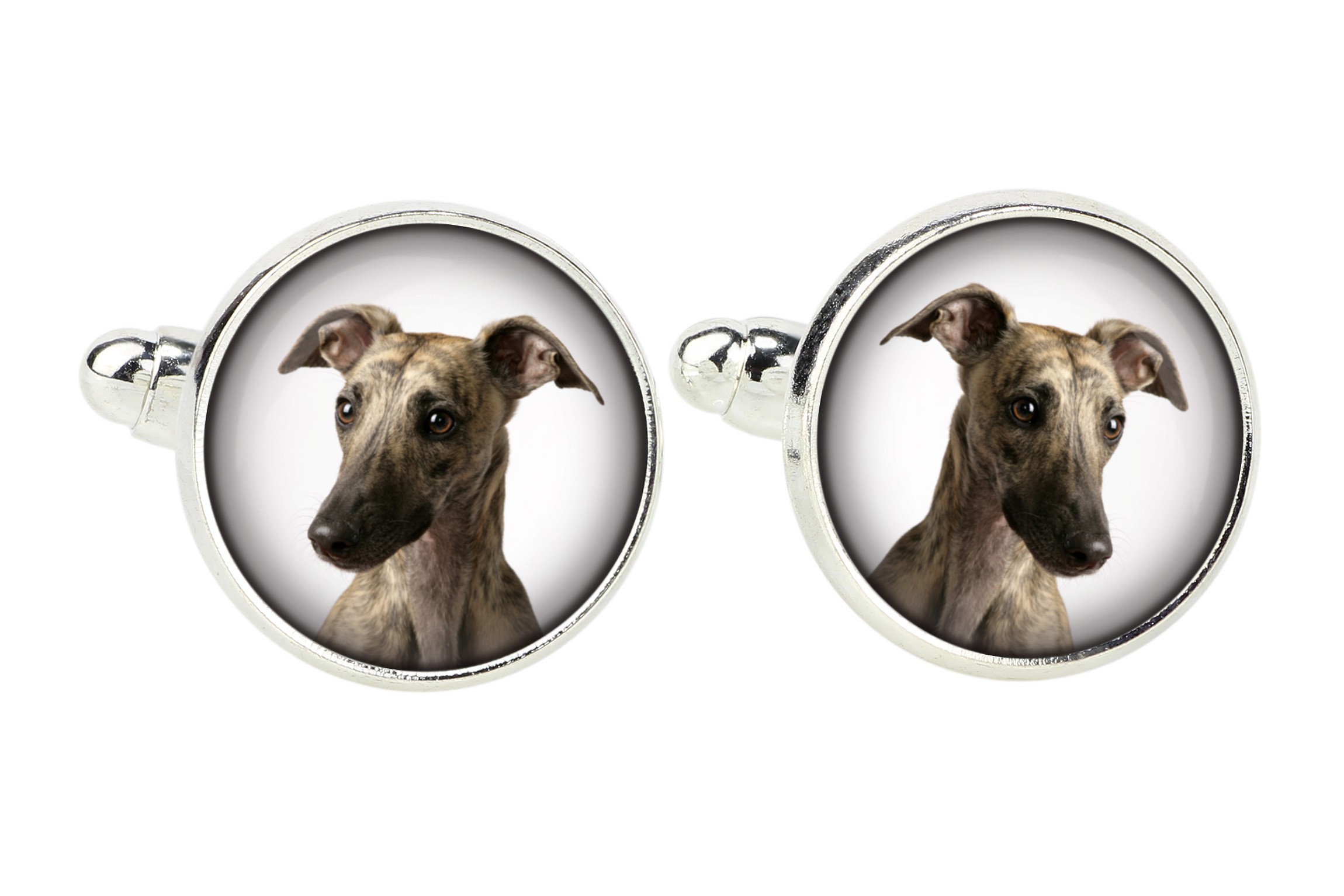 

Whippet Spinki do mankietów z Twoim zdjęciem foto
