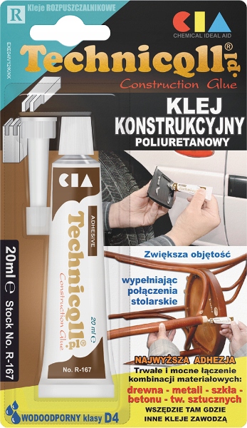 

Klej Konstrukcyjny Poliuretanowy 20 ML Technicqll