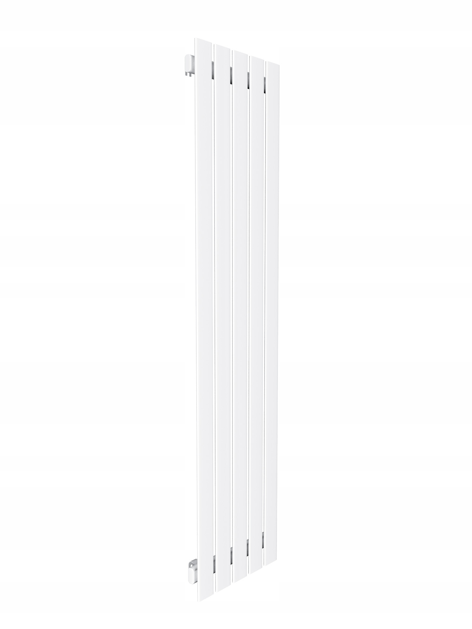 Dekoratívny kúpeľňový radiátor s panelom 140x38 biely