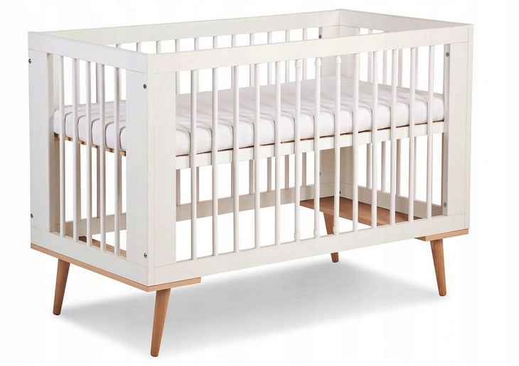 ŁÓŻECZKO DZIECIĘCE SOFIE SKANDYNAWSKIE BIAŁE KLUPŚ