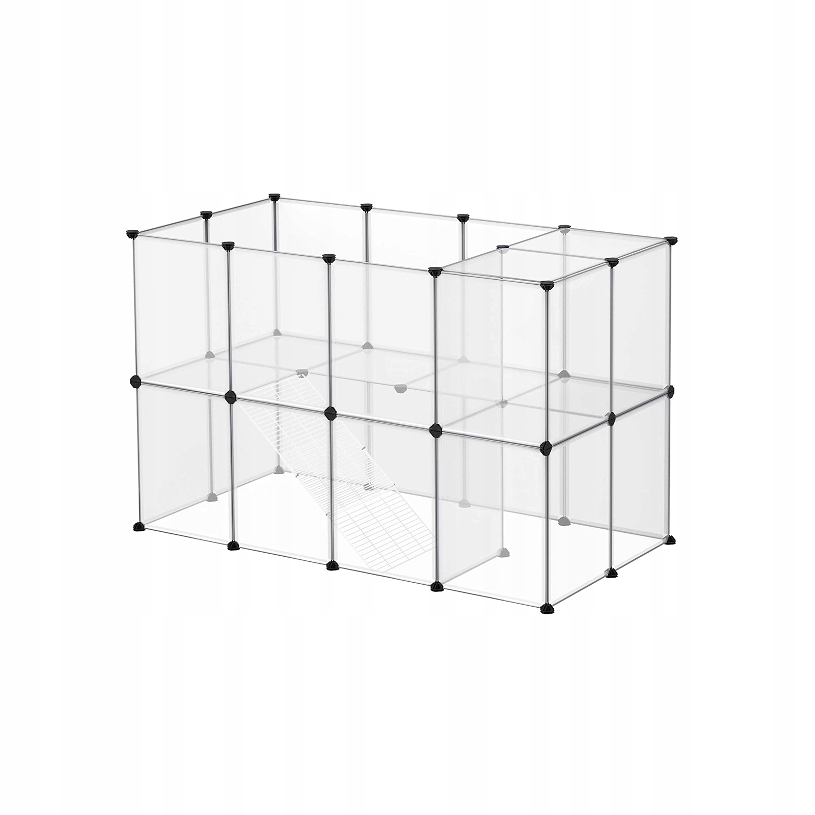 Levně Kotec pro zvířata králíků morčat Songmics 143 x 91 x 91 cm