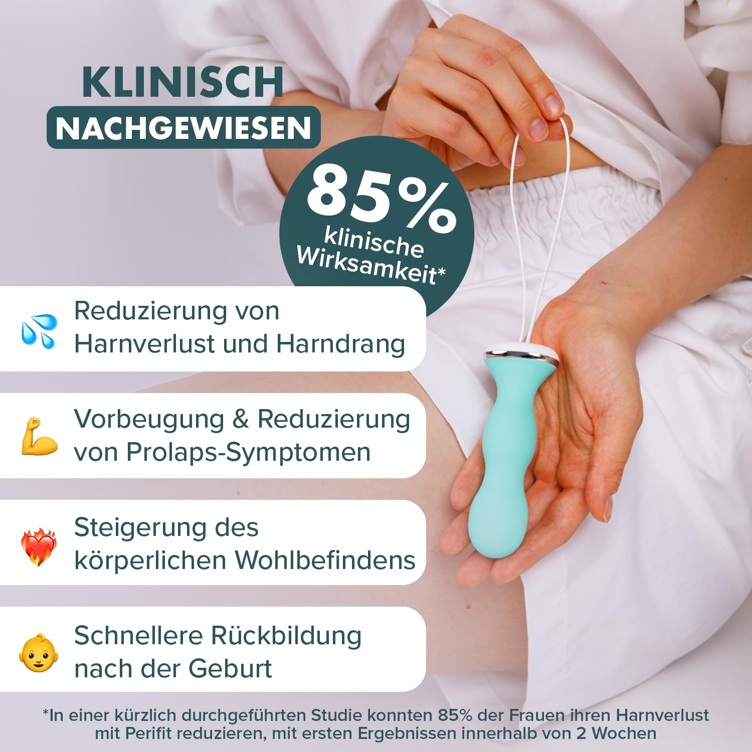 PERIFIT Care Trener Mięśni Kegla Dla Kobiet Z Aplikacją Biofeedback — miniatura 2