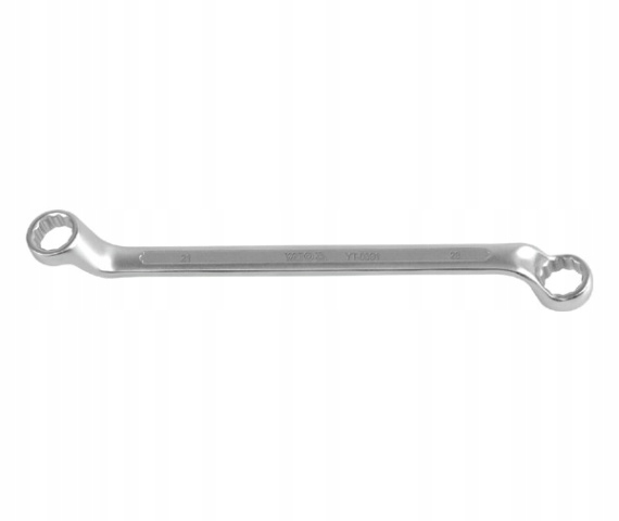 YATO - Klucz oczkowy gięty polerowany - 21x23 mm