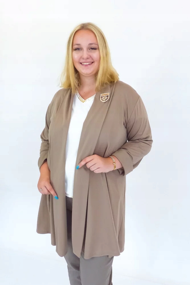 Fango Dlouhý kardigan s broží Uni