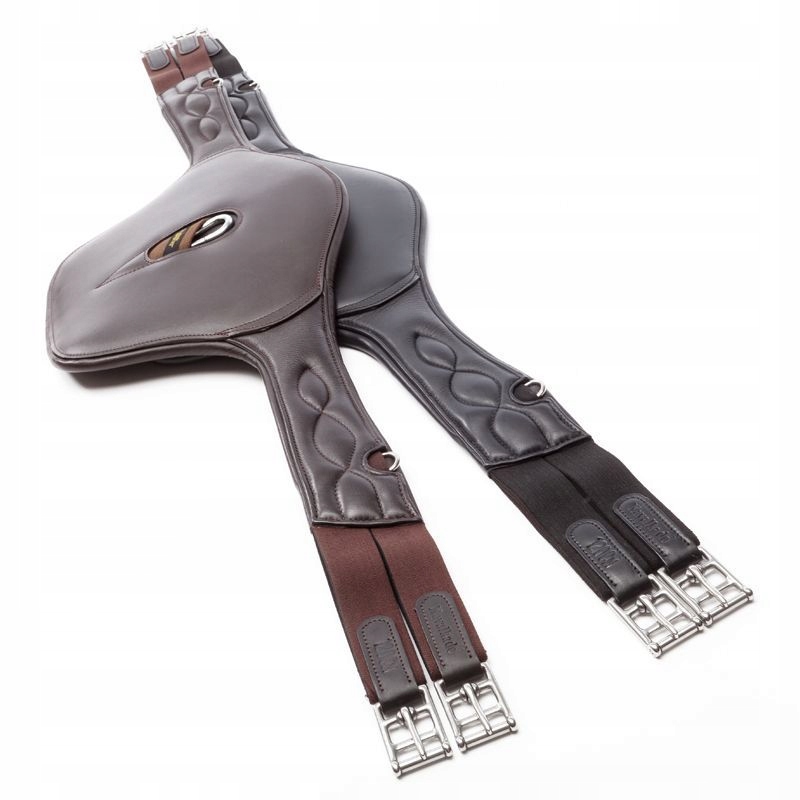 Popręg z fartuchem anatomiczny „Soft’n Safe” – Kavalkade czarny 135cm