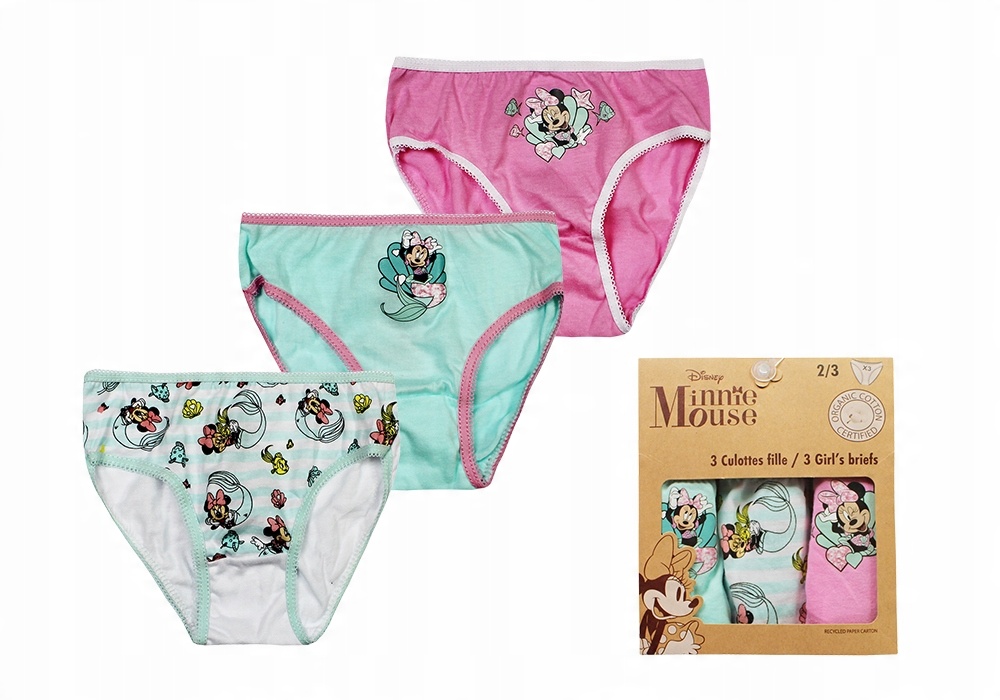 

Myszka Minnie Majtki Dla Dziecka 3-PAK 4/5LAT