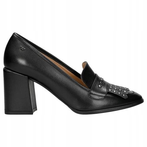 

Buty Wojas Półbuty damskie skóra czarne r. 40