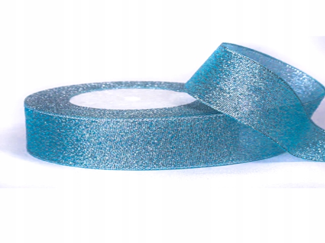 

Tasiemka 12 mm Brokatowa 32mb wstążka Kolorowa 50