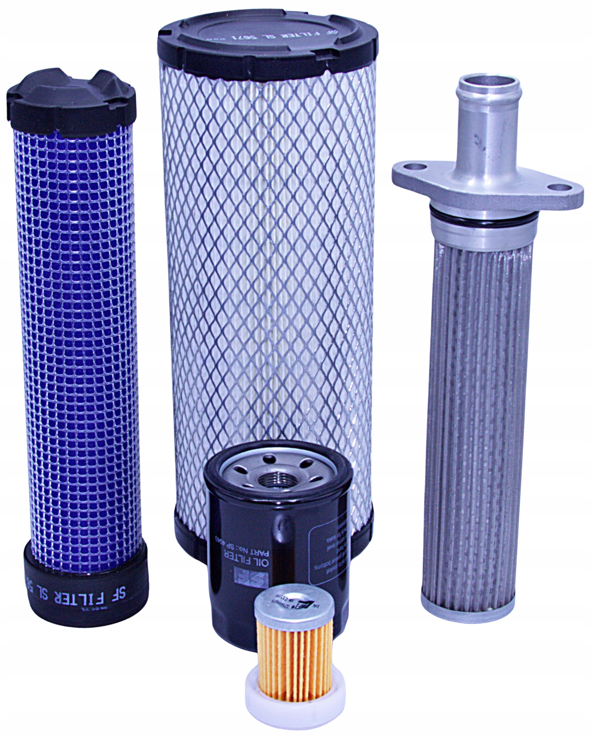 Filtry Tym T 353, T353 – vzduch, olej, palivo, hydraulické – sada.