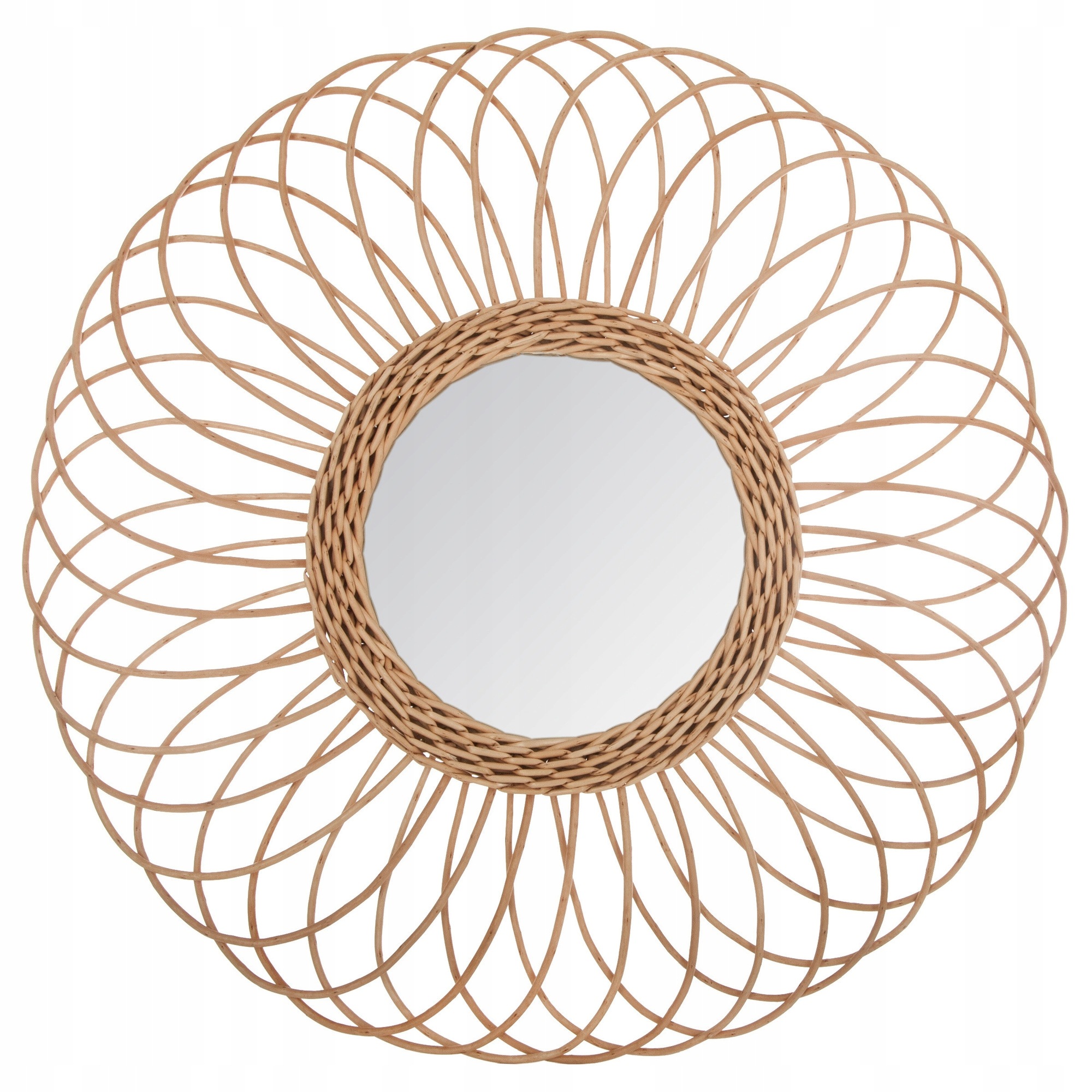 Zrcadlo Do Předsíně Boho Velké Proutěné 57 cm