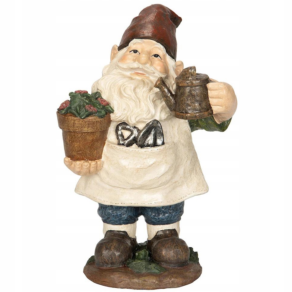 Figurka Skřítek Dekorativní Trpaslík 32 cm Na Podzim Vánoce Balkon Do Zahrady