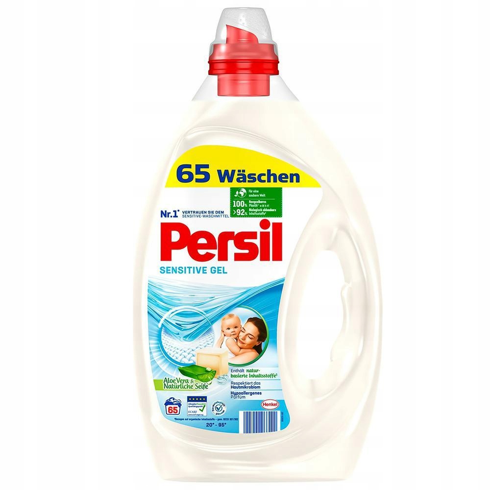 Levně Persil Sensitive Aloe Vera 65 praní 3,25 německý gel tekutý prací prostředek