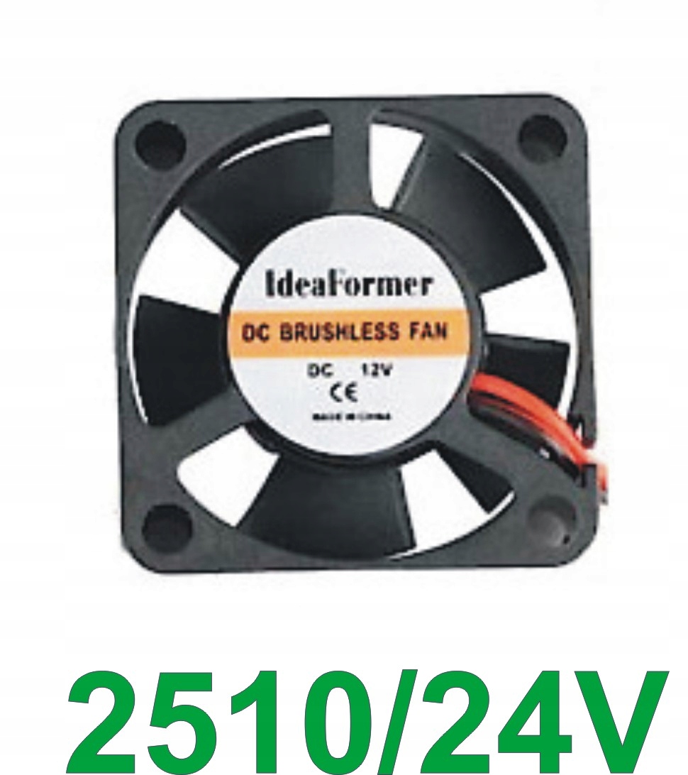 

wentylator 2510 bez szczotkowy 25x25x10 mm, 24V
