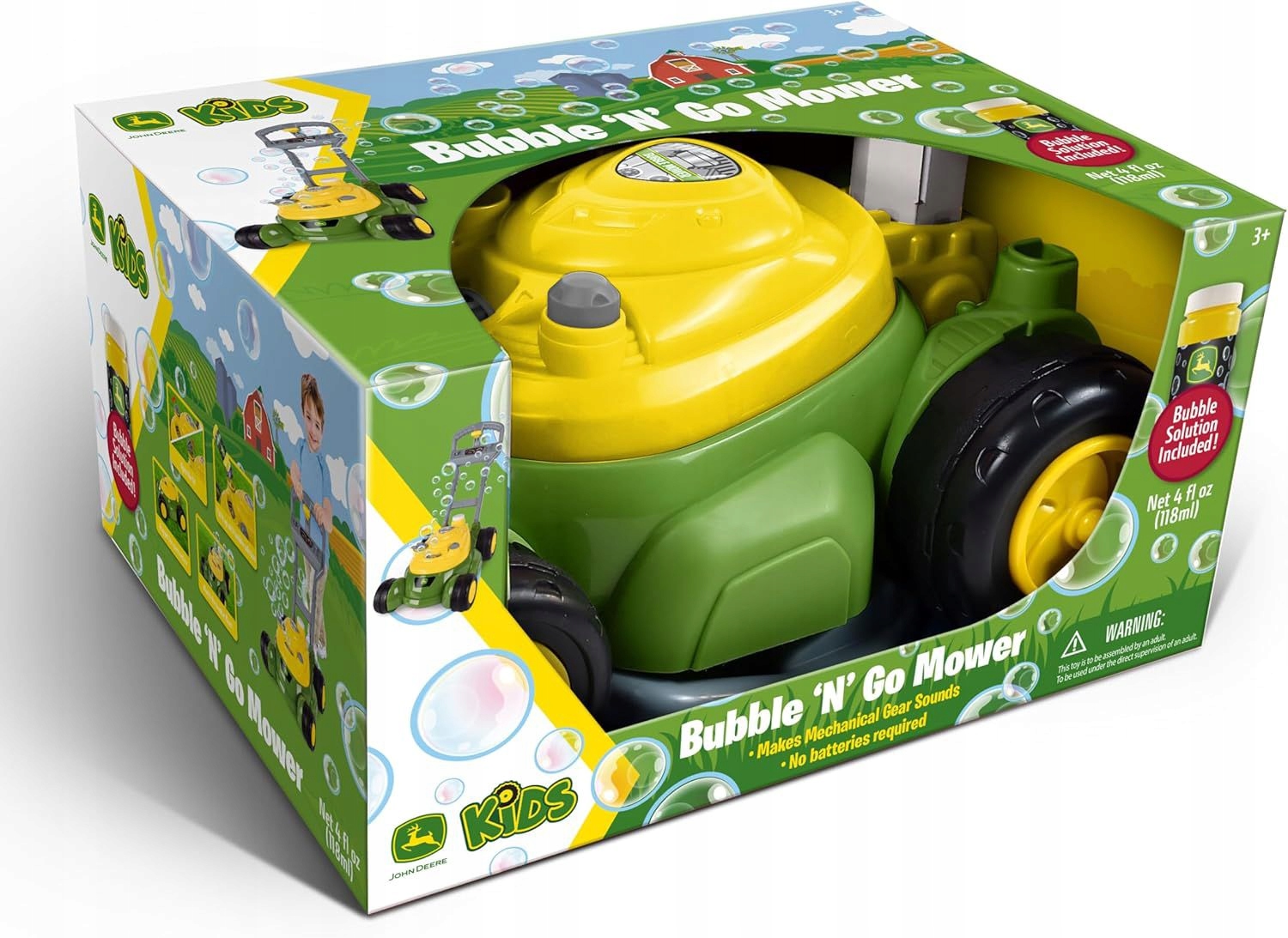 TOMY JOHN DEERE KOSIARKA Z BAŃKAMI X320907