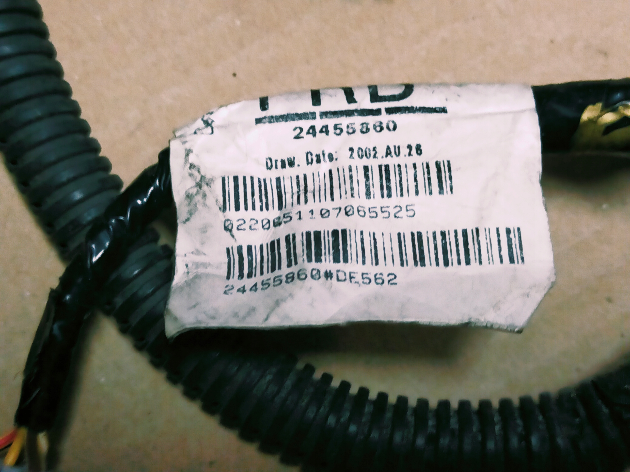 CABLAGGIO PARAURTI POSTERIORE OPEL VECTRA 24455860