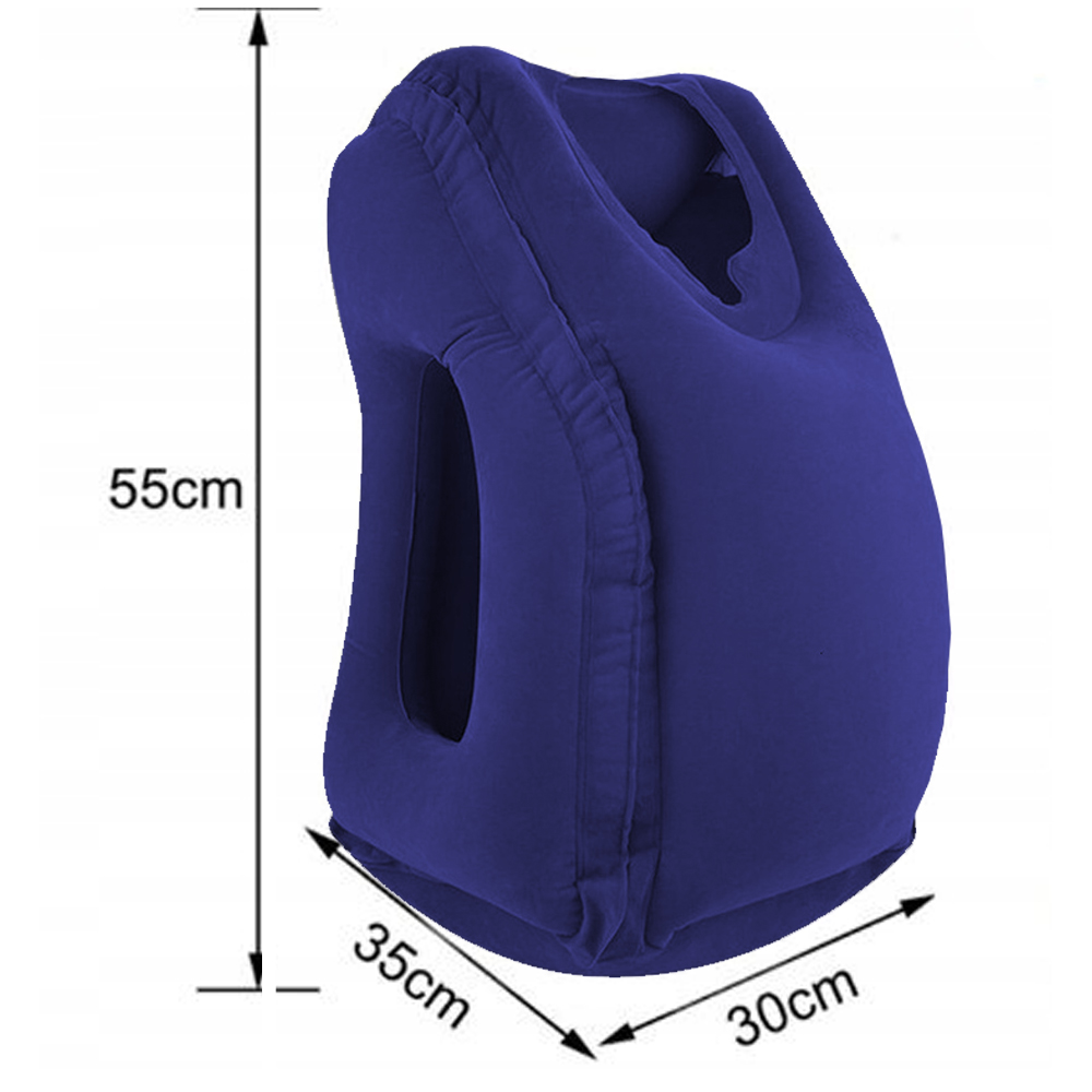 PODUSZKA PODRÓŻNA DO SPANIA SAMOLOTU AUTA DMUCHANA WELUROWA ROGAL NA SZYJĘ Marka Skandynawski Dom