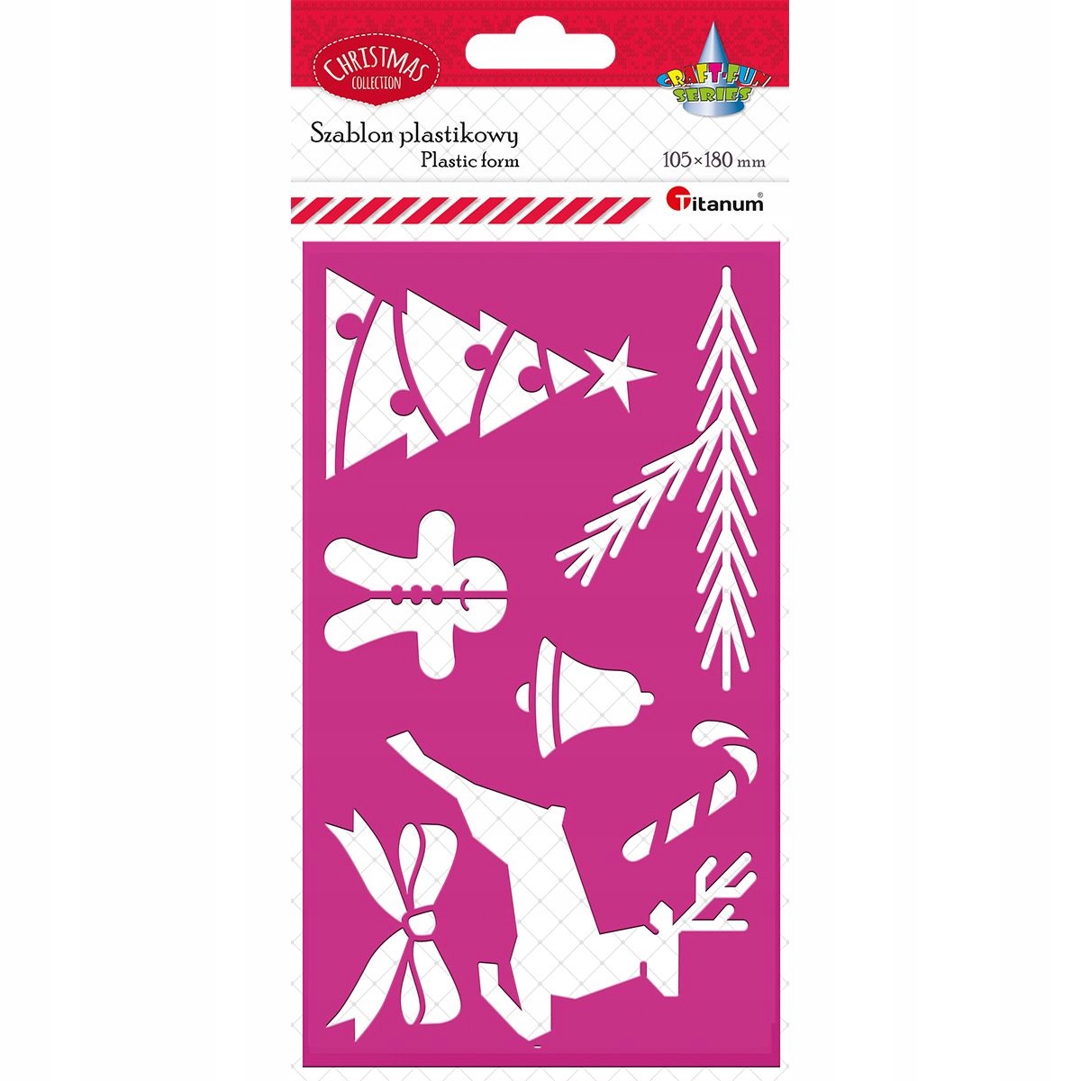 

Szablon Plastikowy Boże Narodzenie 105X180MM Wz 1