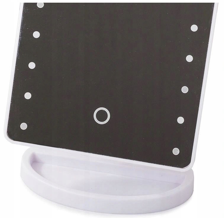 Podświetlane lusterko 16 led HOLLYWOOD duże białe ZWY Wyrób medyczny nie