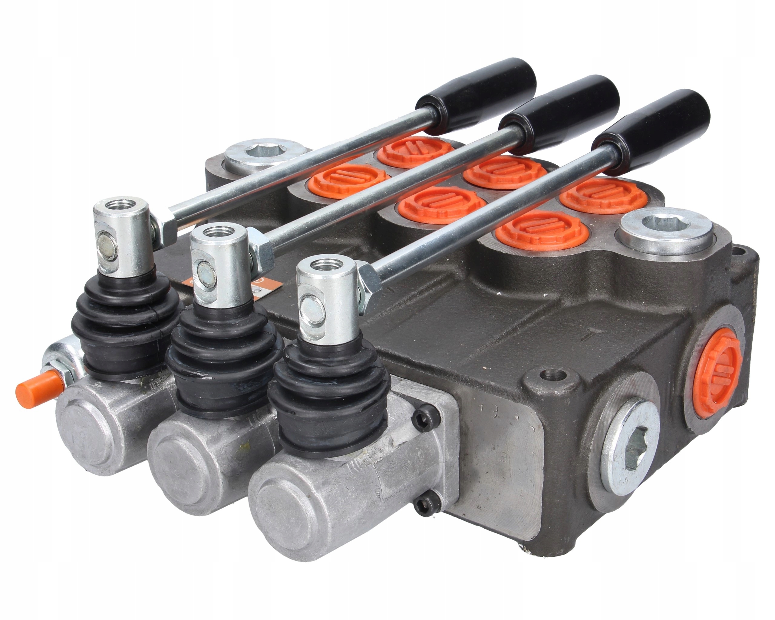 Třísekční hydraulický rozdělovač 120L