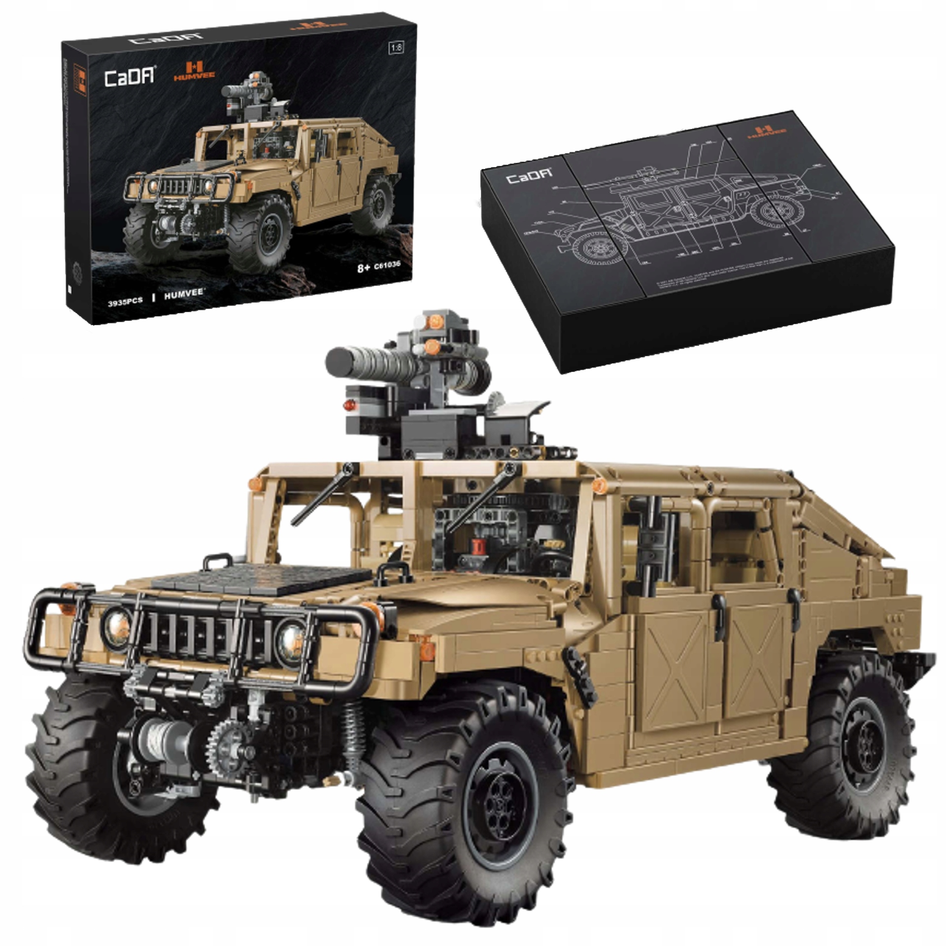 

Klocki Pojazd Pancerny Wojskowy Humvee 3935 El 1:8