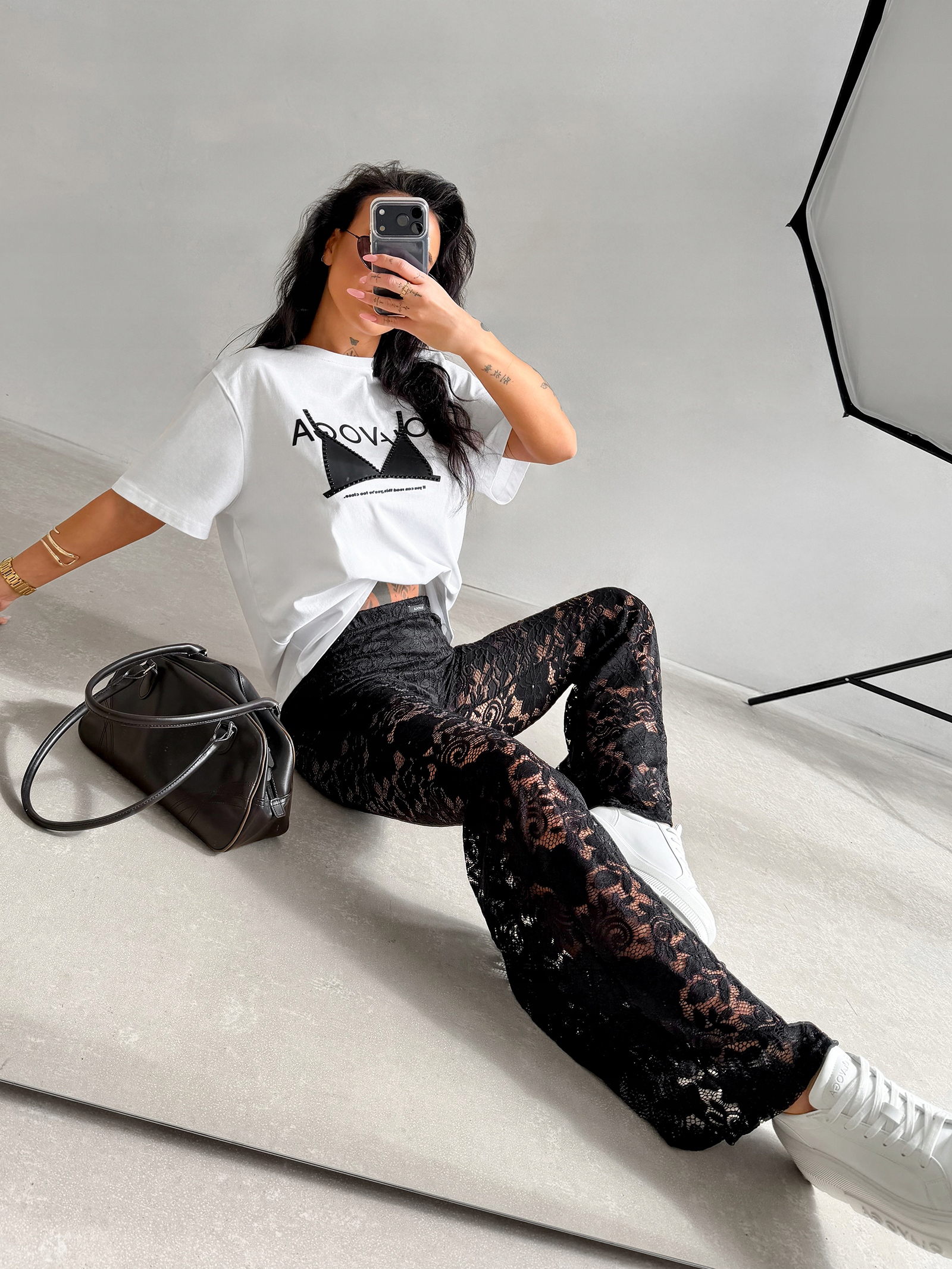 Spodnie damskie Olavoga Vibra czarny L