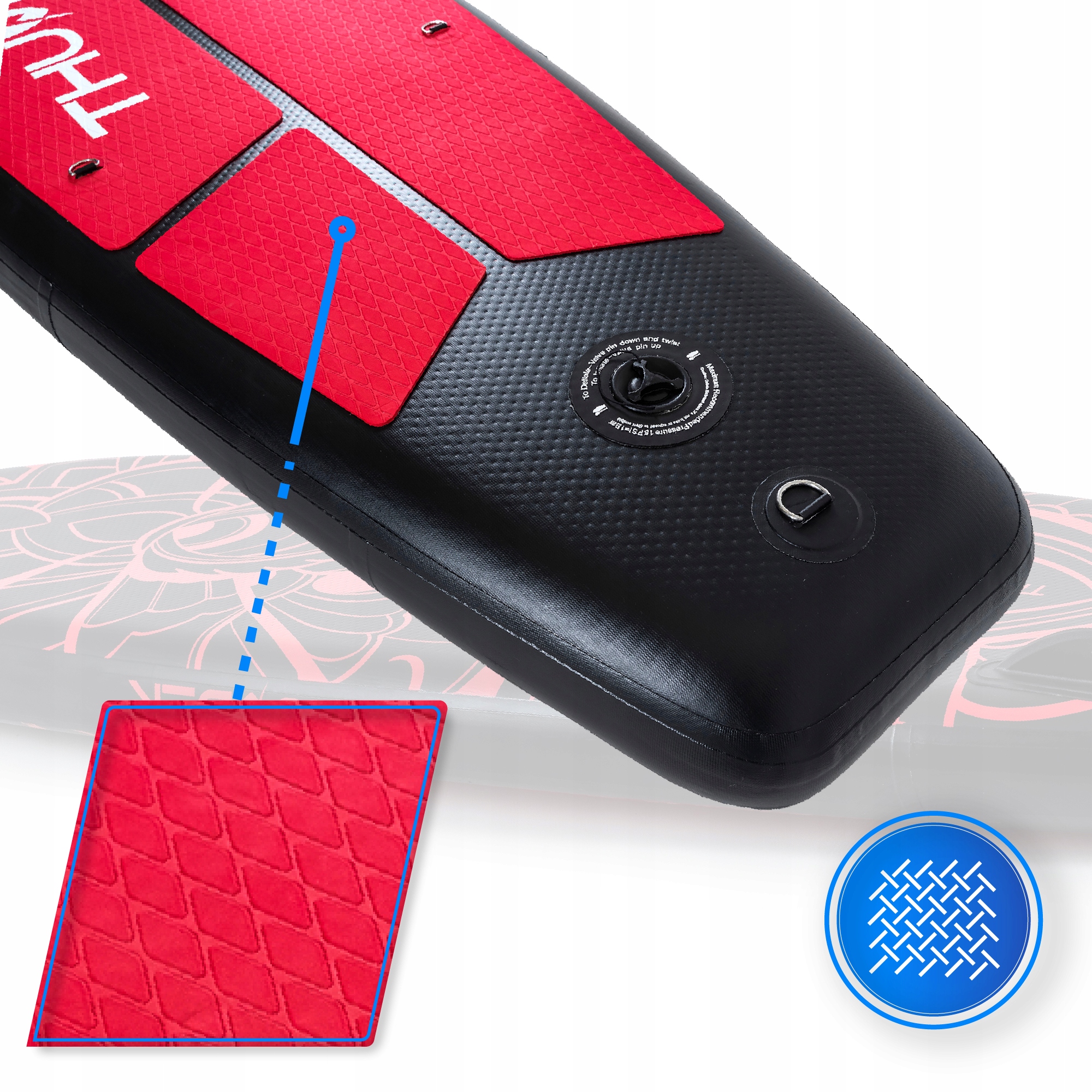 Sup Дошка Для Плавання 320 См З Сидінням Надувна Thunder Paddle Надувна