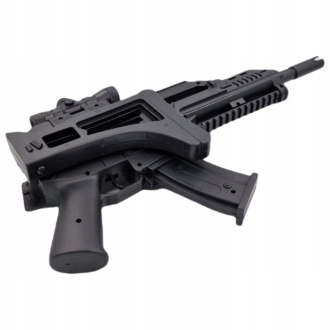 KARABIN SZTURMOWY NA KULKI G36 PISTOLET P41 CELOWNIK LASEROWY + TARCZA Głębokość produktu 4 cm