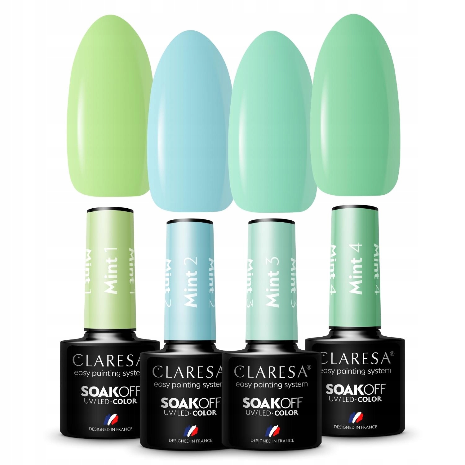 

Claresa kolekcja lakier hybrydowy Mint Lato