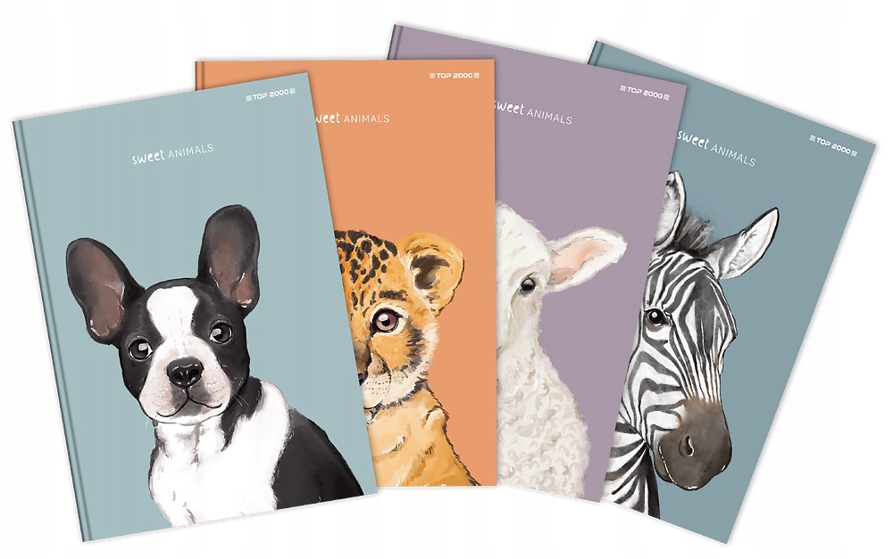 BRULION TOP 2000 SWEET ANIMAL A6 80 kartek KRATKA